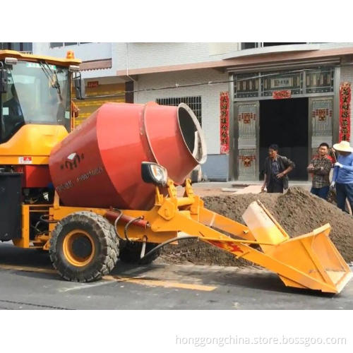 Mobile Self-loading Concrete Mixer